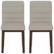 Emerald Home Ronan 2-Piece Brown/Gray Dining Side Chair with Stretcher-3