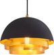 TOV Furniture by TOV Lighting Black/Gold Luxor Large Pendant Light-0
