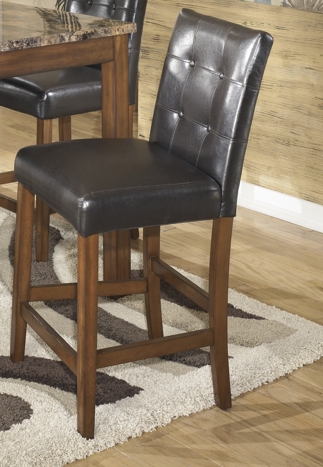 Signature Design by Ashley® Theo 5-Piece Warm Brown Square Counter Table Set-1