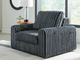 Signature Design by Ashley® HamlinBay Gunmetal Power Gliding Chaise-1