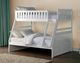 Homelegance® Galen White Twin/Full Bunk Bed-1