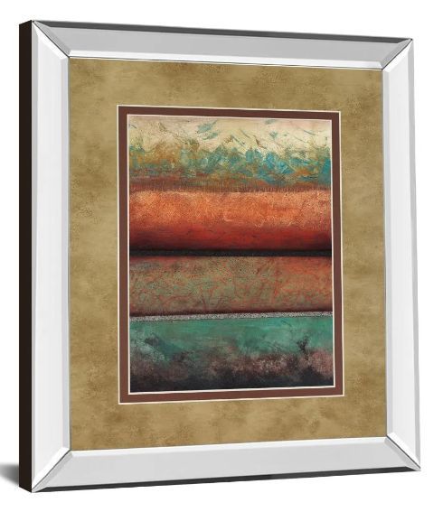 Classy Art Excitement by Laurie Fields Mirror Framed Wall Art-1