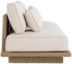 TOV Furniture Mora Cream 96" Fabric/Wicker Outdoor Sofa-4