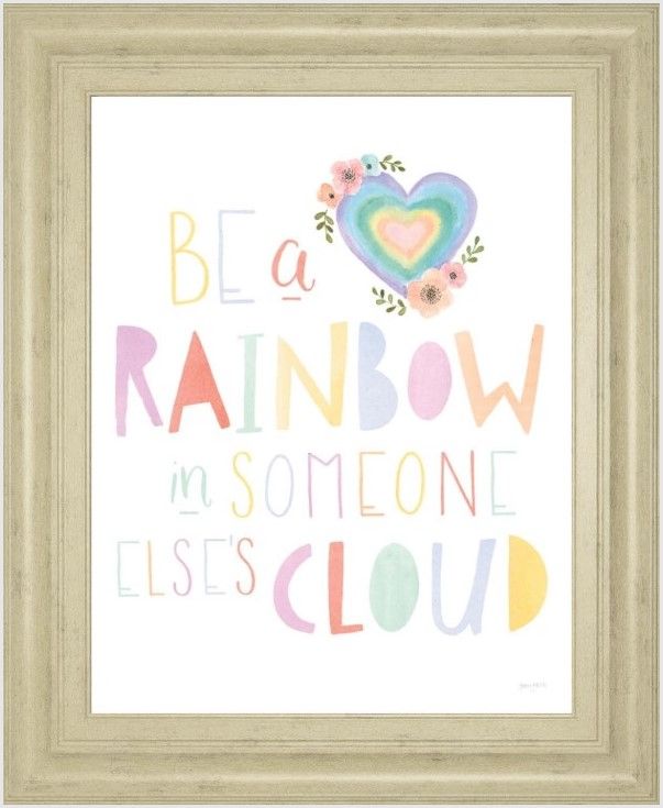 Classy Living Jenaya Jackson Lets Chase Rainbows II Wall Art-0