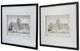 A & B Home 2-Piece Black/White Architecture Wall Art Set-0