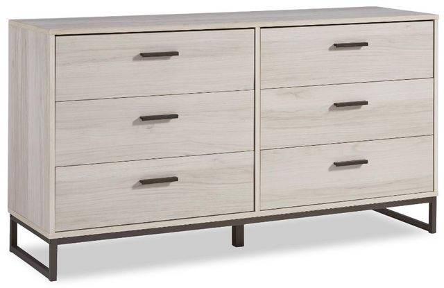 Signature Design by Ashley® Socalle 4-Piece Natural Full Youth Platform Bed Set-2