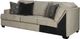 Signature Design by Ashley® Bovarian 2-Piece Stone L-Space Sectional Sofa-1