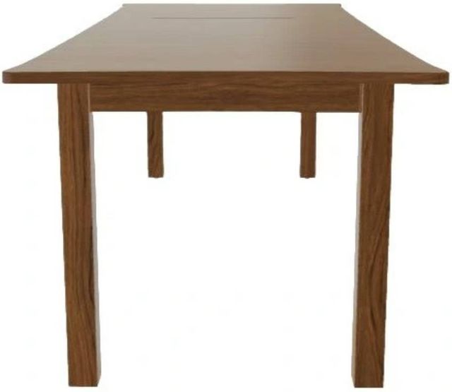 Mavin Customizable 60" Concave Extendable Dining Table with 2 Leaves-2