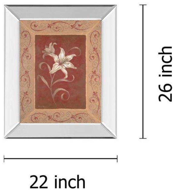 Classy Living Vivian Flasch Amanda’s Lily 22" Wall Art-2