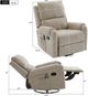 Northfield Living Oatmeal Manual Swivel Rocker Recliner-3
