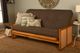 Kodiak Furniture Westport Linen Cocoa/Honey Full Futon with Mattress-1