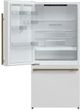 FORNO® Milano 62 in. 34.4 Cu. Ft. White Bottom Freezer Refrigerator-1