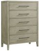Elements International Versailles Contemporary Gray 5-Drawer Chest-0