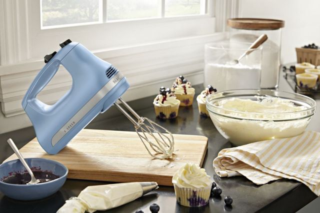 KitchenAid® Ultra Power™ Blue Velvet Hand Mixer-2