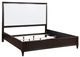 Homelegance® Niles Black/Cherry Eastern King Panel Storage Bed-3