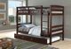 Donco Kids Dark Cappuccino Twin/Twin Devon Bunk Bed With Trundle Bed-0