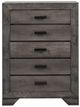 American Wholesale Furniture Nathan Distressed Gray Oak Chest-0