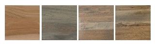 Country View Woodworking Customizable Aspen Hickory Top Dining Table with 1-Leaf and Brown Maple Base-3