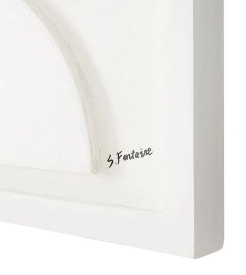 Renwil® Tivat White Dimensional Wall Art-2