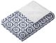Laura Park Designs Fleece Flannel 50"x60" Porto Tiles Blanket-2