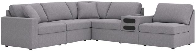 Signature Design by Ashley® Modmax 6-Piece Granite Modular Sectional with Audio Console-0