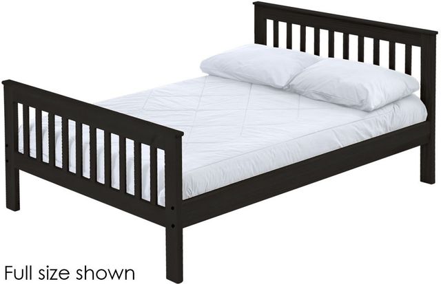 Crate Designs™ Furniture Espresso Twin XL Mission Bed-0