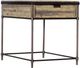 Hooker® Furniture St. Armand Light Natural End Table with Antique Bronze Base-0