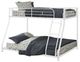 Furniture of America® Panos White Twin/Full Bunkbed-0