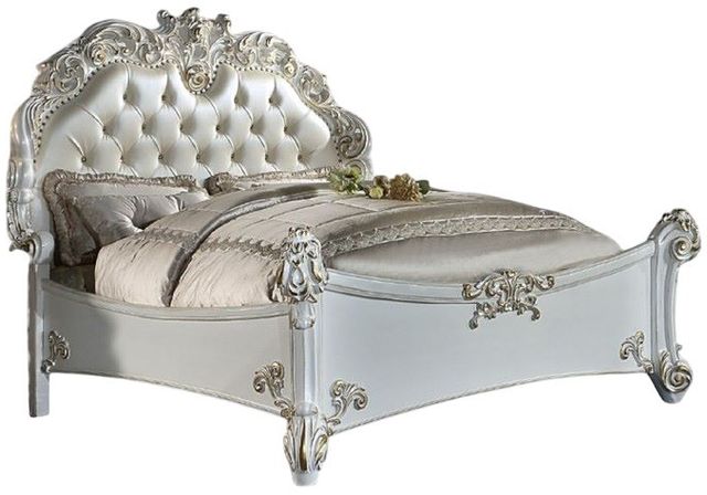 ACME Furniture Vendome Antique Pearl Queen Panel Bed-0