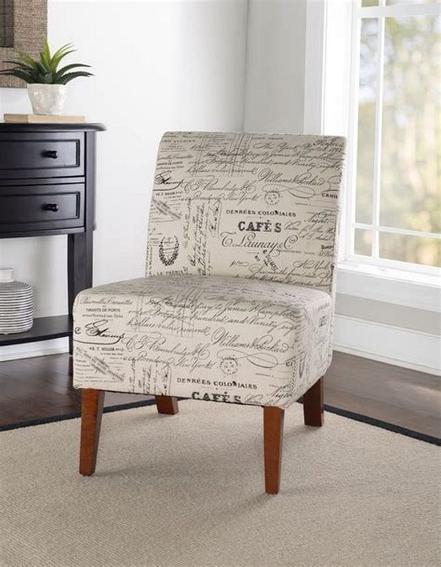 Linon Promo Script Accent Chair-1