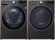 LG Black Steel Front Load Washer & Electric Dryer Laundry Pair-0