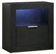 New Classic® Home Furnishings Asher Charcoal Nightstand with LED-0