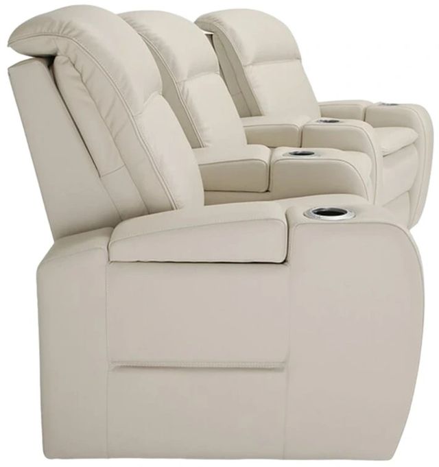 Palliser® Furniture Customizable Vertex 3-Seat Power Reclining Curved Home Theater Seating with Headrest and Lumbar-3
