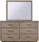 aspenhome® Platinum Gray Linen Dresser-4