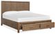 Magnussen Home® Westbourne Dark Umber Queen Panel Storage Bed-3