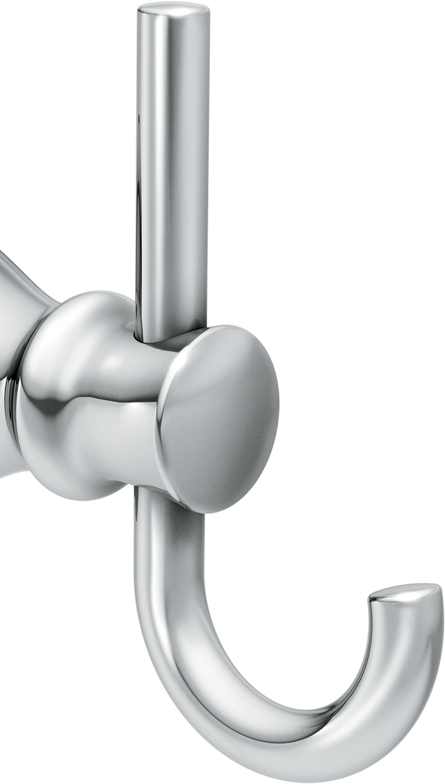 Moen® Hilliard™ Chrome Double Robe Hook-1