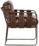 Classic Home Strapling Bronze/Cocoa Brown Dining Chair-3