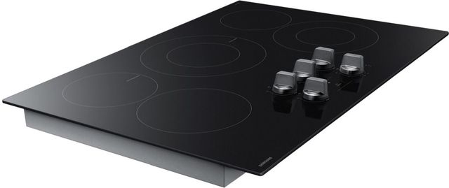 Samsung 36" Black Electric Cooktop with Illuminated Knobs-4