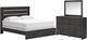 Signature Design by Ashley® Hollivern 3-Piece Dark Gray King Bedroom Set-0