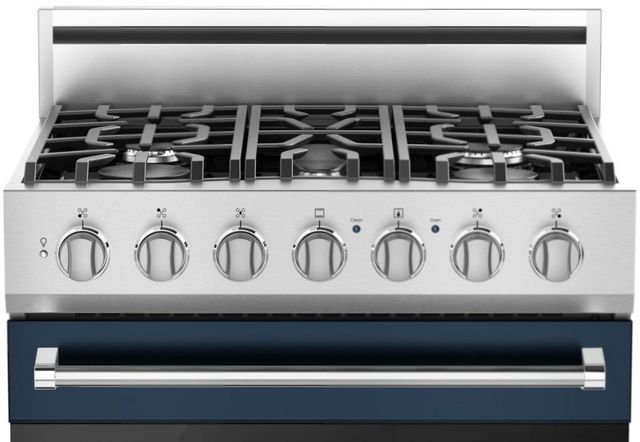 Viking® 3 Series 30" Slate Blue Pro Style Gas Range-1