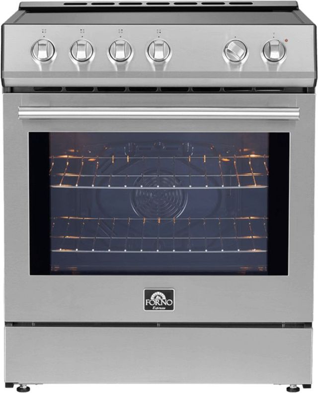 FORNO® Leonardo 30" Stainless Steel Pro Style Induction Range-2