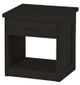 Crate Designs™ Furniture Espresso 24" Nightstand with Lacquer Finish Top Only-0