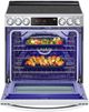 LG 30" PrintProof™ Stainless Steel Smart Slide In Electric Range with InstaView™ and Air Fry-4