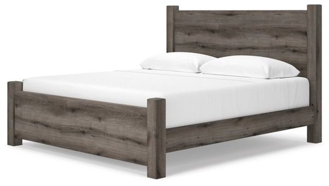 Signature Design by Ashley® Stachelli Dry Gray King Poster Bed-3