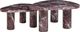 TOV Furniture Libby 2-Piece Red Levanto Indoor/Outdoor Nesting Coffee Table Set-0