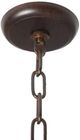 YHD Shooting Star Rustic Black 7-Light Orb Chandelier-3