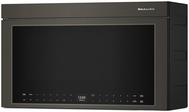 KitchenAid® 1.1 Cu. Ft. Black Ore Over The Range Microwave-5
