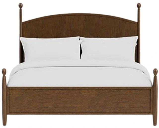 Riverside Furniture Calhoun Whiskey Oak King Panel Bed-2