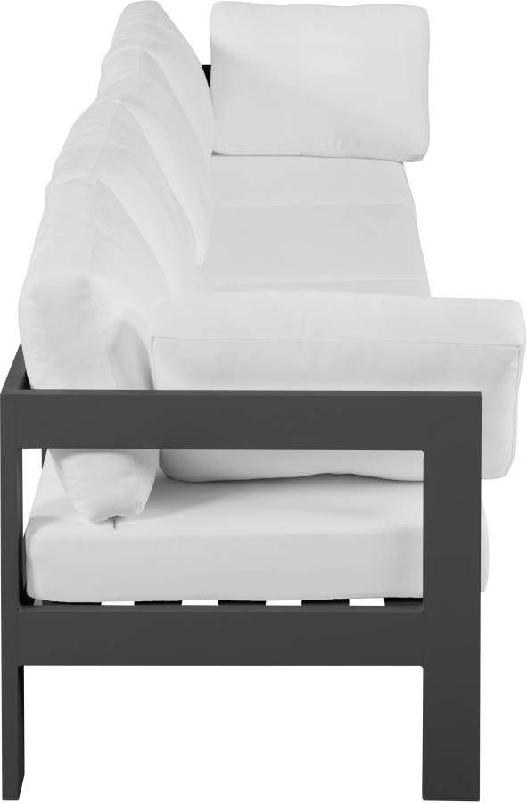 Meridian Furniture Nizuc White Outdoor Patio Modular Sofa-2