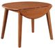John Thomas Furniture® Dining Essentials Bourbon Oak 42" Round Drop Leaf Dining Table-0